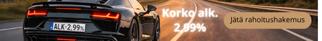 Rahoituskumppani - Vehicle financing starting from 2.99% interest - Apply now