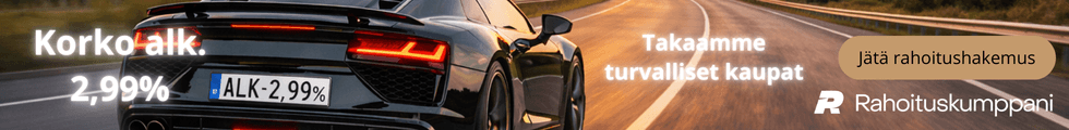 Rahoituskumppani - Vehicle financing starting from 2.99% interest - Apply now