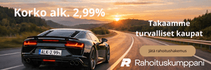 Rahoituskumppani - Vehicle financing starting from 2.99% interest - Apply now
